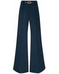 Zimmermann - Broeken ,Blauw ,Wol Rebellion Tailored Flare - Lyst