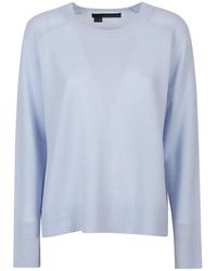 360cashmere - Chambray rundhals pullover - Lyst