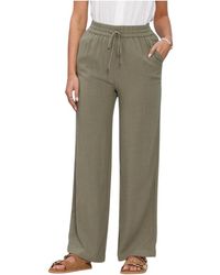 SELECTED - Slfviva-Gulia Long Linen Pant - Lyst