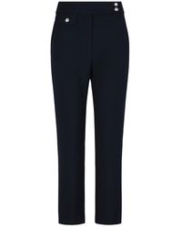 Veronica Beard - Renzo Slim-Leg Broeken - Lyst