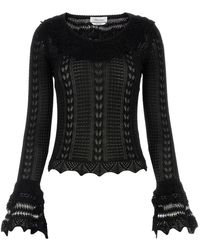 Blumarine - Knitwear > round-neck knitwear - Lyst