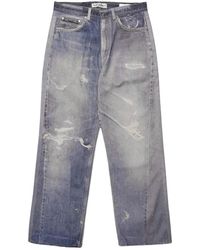 Our Legacy - Jeans ,Blauw ,Denim Digital Denim Print Jeans - Lyst