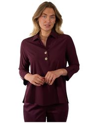 Joseph Ribkoff - Overhemden ,Paars ,Polyester Blouses & Shirts - Lyst