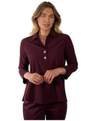 Joseph Ribkoff - Overhemden ,Paars ,Polyester Blouses & Shirts - Lyst