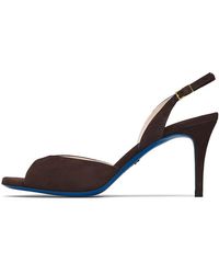 Loriblu - Schoenen ,Bruin ,Leer Butterfly Front High Heel Sandal - Lyst