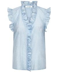 co'couture - Tops ,Blauw ,Blouses - Lyst