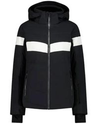 CMP - Jassen ,Zwart ,Polyester Zwarte Waterdichte Ski Jas - Lyst