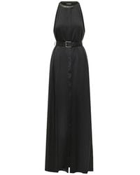 Tom Ford - Kleedjes ,Zwart ,Lange Maxi-Jurk Met Halternek - Lyst