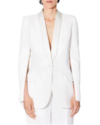 Barbara Bui - Jassen ,Wit ,Satijn Witte Satijnen Luxe Mode Vest - Lyst