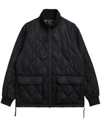 Taion - Jassen ,Zwart ,Nylon Military Hi Neck Down Jacket - Lyst