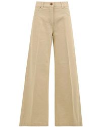Aspesi - Broeken ,Denim Denim Wide-Leg Broek - Lyst