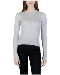 Jacqueline De Yong - Round-Neck Knitwear - Lyst