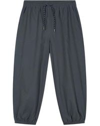 10Days - Broeken ,Grijs ,Katoen Oversize Jogger Trainingsbroeken - Lyst