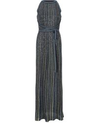 Missoni - Metallic Knit Maxi Jurk - Lyst