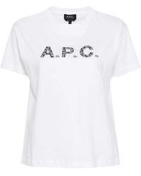 A.P.C. - Stilvolles chelsea tag t-shirt - Lyst