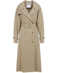 Moschino - Cotton Nylon Coat - Lyst