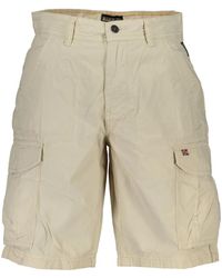 Napapijri - Bermuda Shorts Met Logo - Lyst