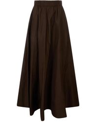 P.A.R.O.S.H. - Rokken ,Bruin ,Polyester Pimpy 26 Rok - Lyst