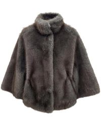 VALENTINI 1972 - Faux Fur &Amp; Shearling Jassen - Lyst