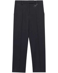 Prada - Broeken ,Grijs ,Antraciet Regular Broek - Lyst