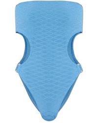 Bondeye - Badmode ,Blauw ,Nylon Fane One-Piece Badpak - Lyst