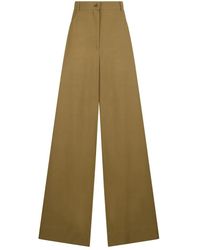 Alberta Ferretti - Wide Trousers - Lyst