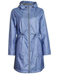 Danwear - Jassen ,Blauw ,Polyester Lichtgewicht Lupin Overgangsjas - Lyst