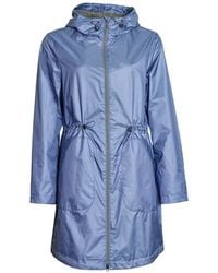 Danwear - Jassen ,Blauw ,Polyester Lichtgewicht Lupin Overgangsjas - Lyst
