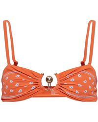 Christopher Esber - Badmode ,Oranje ,Orbit Bikini Top - Lyst