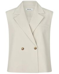 Modström - Jassen ,Leer Galemd Vest - Lyst