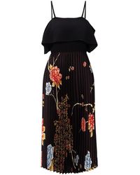 Victoria Beckham Dress With Straps - Zwart