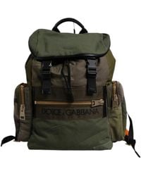 Dolce & Gabbana - Militär-Rucksack In Leinen - Lyst