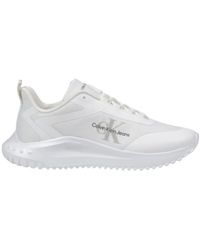 Calvin Klein - Weiße slip-on schuhe frühling/sommer - Lyst