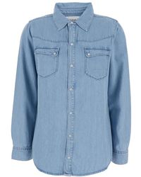 Ba&sh - Overhemden ,Blauw ,Denim Denim Overhemd - Lyst