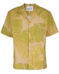 Amaranto - Overhemden ,Veelkleurig ,Katoen Short Sleeve Shirts - Lyst