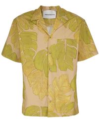 Amaranto - Overhemden ,Veelkleurig ,Katoen Short Sleeve Shirts - Lyst
