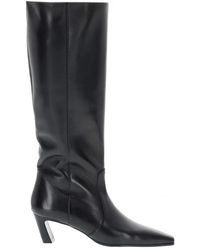 Stuart Weitzman - Schoenen ,Zwart ,Leer Stassi Boot 50 - Lyst