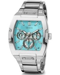 Guess - Elegante Analog Quartz-Horloge Met Dubbele Kalender - Lyst