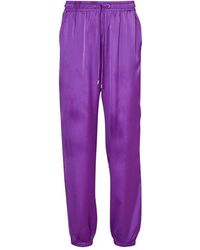 Liu Jo - Polyester Elastische Taille Lange Hose - Lyst
