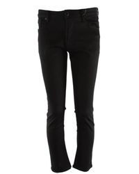Armani - Slim Fit Zwarte Broek - Lyst