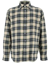 Aspesi - Overhemden ,Groen ,Katoen Camicia Fred - Lyst