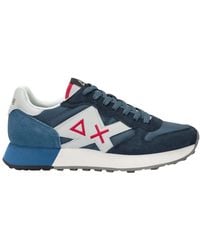 Sun 68 - Schoenen ,Blauw ,Leer Jaki 2.0 Solid - Lyst