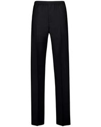 Givenchy - Zwarte Wol En Mohair Joggers - Lyst