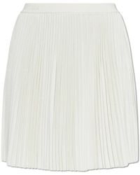 Lacoste - Korte Geplooide Mesh Rok - Lyst