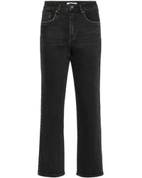 Gestuz - Jeans ,Zwart ,Gzjade Straight Jeans - Lyst