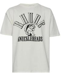 Rhude - Weißes Grafikdruck Rundhals T-Shirt - Lyst
