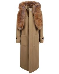 Burberry - Faux Fur & Shearling Jackets - Lyst