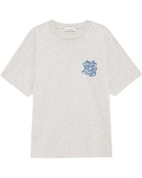 Anine Bing - Tops ,Grijs ,Katoen Cade Tee Wave - Lyst