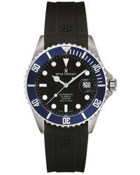 Revue Thommen - Automatische silikonuhr blaue lünette - Lyst