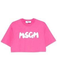 MSGM - T-Shirts - Lyst